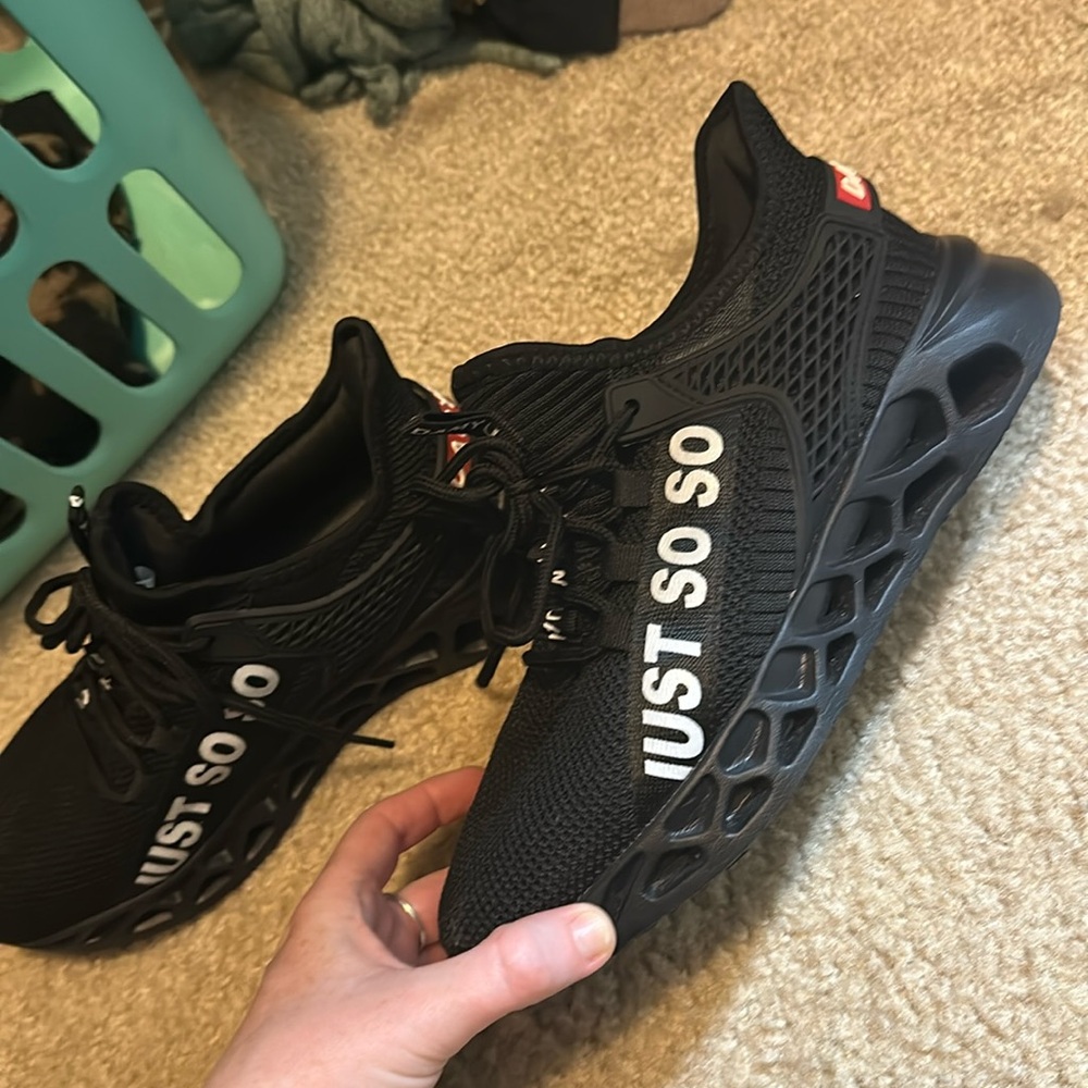 Brand new black shoes